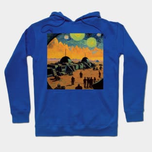 Starry Night in Mos Eisley Tatooine Hoodie